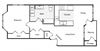 1x1 Floor Plan - Greenburg 1x1 Floor Plan - Greenburg